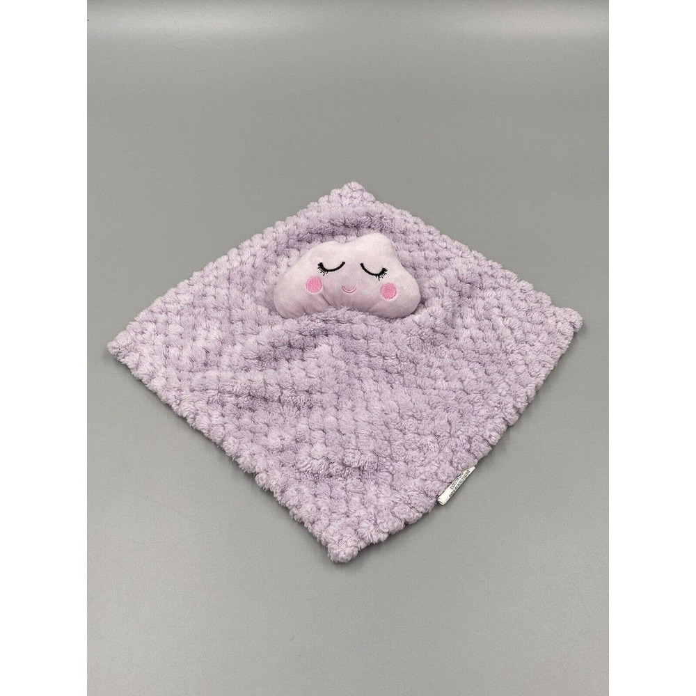 Purple Cloud Plush Lovey Lavender Color Baby Security Blanket